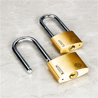 20mm custom lock long shackle mini brass padlock (3)