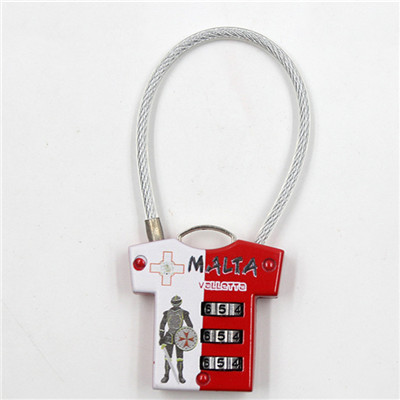 Wire rope creative multi-color mini password lock