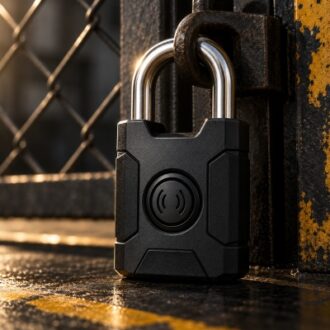 Alarm padlocks with security warning functions for industrial and outdoor protection