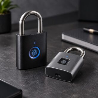 Smart padlocks with fingerprint and electronic locking features for OEM security solutions